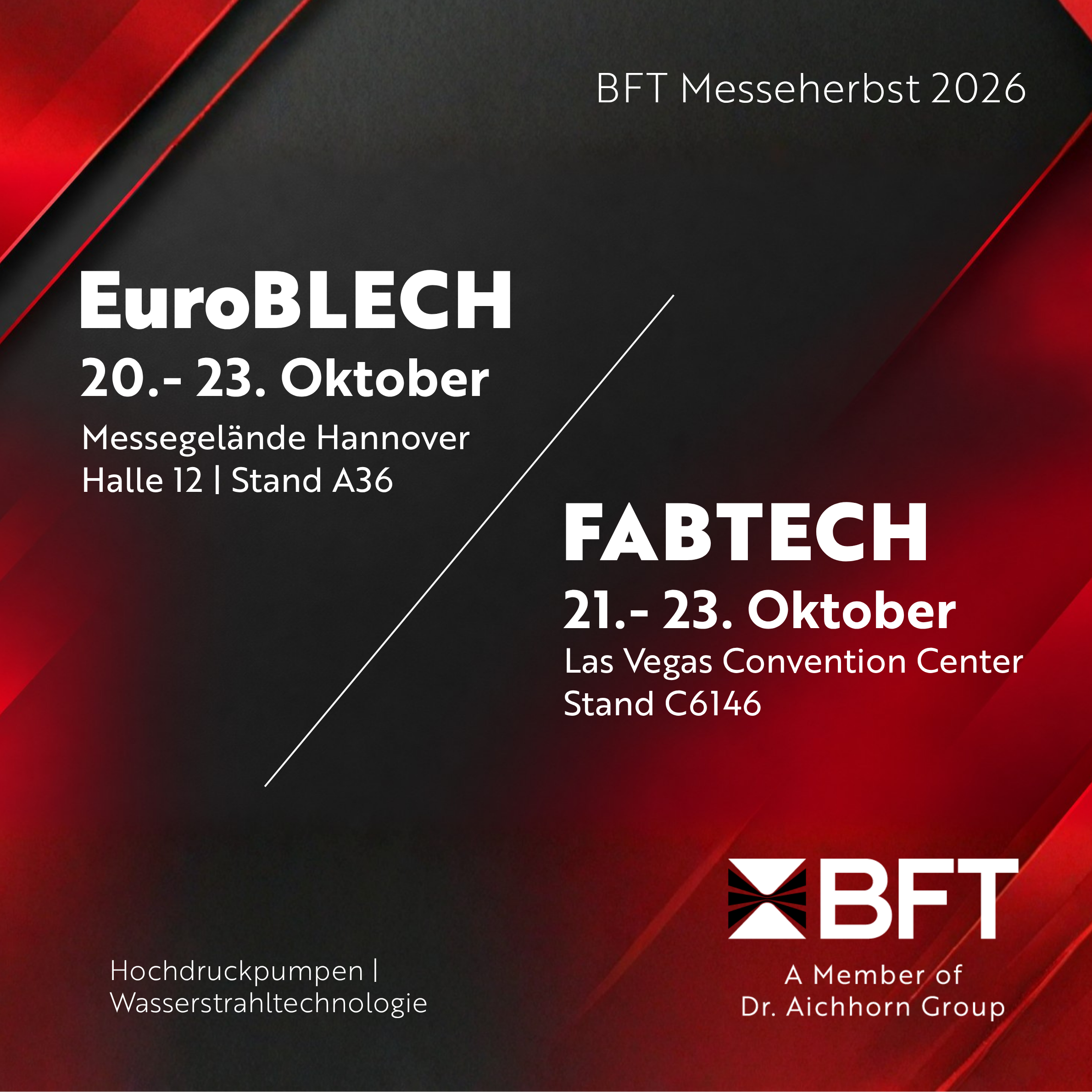EuroBLECH und FABTECH 2026