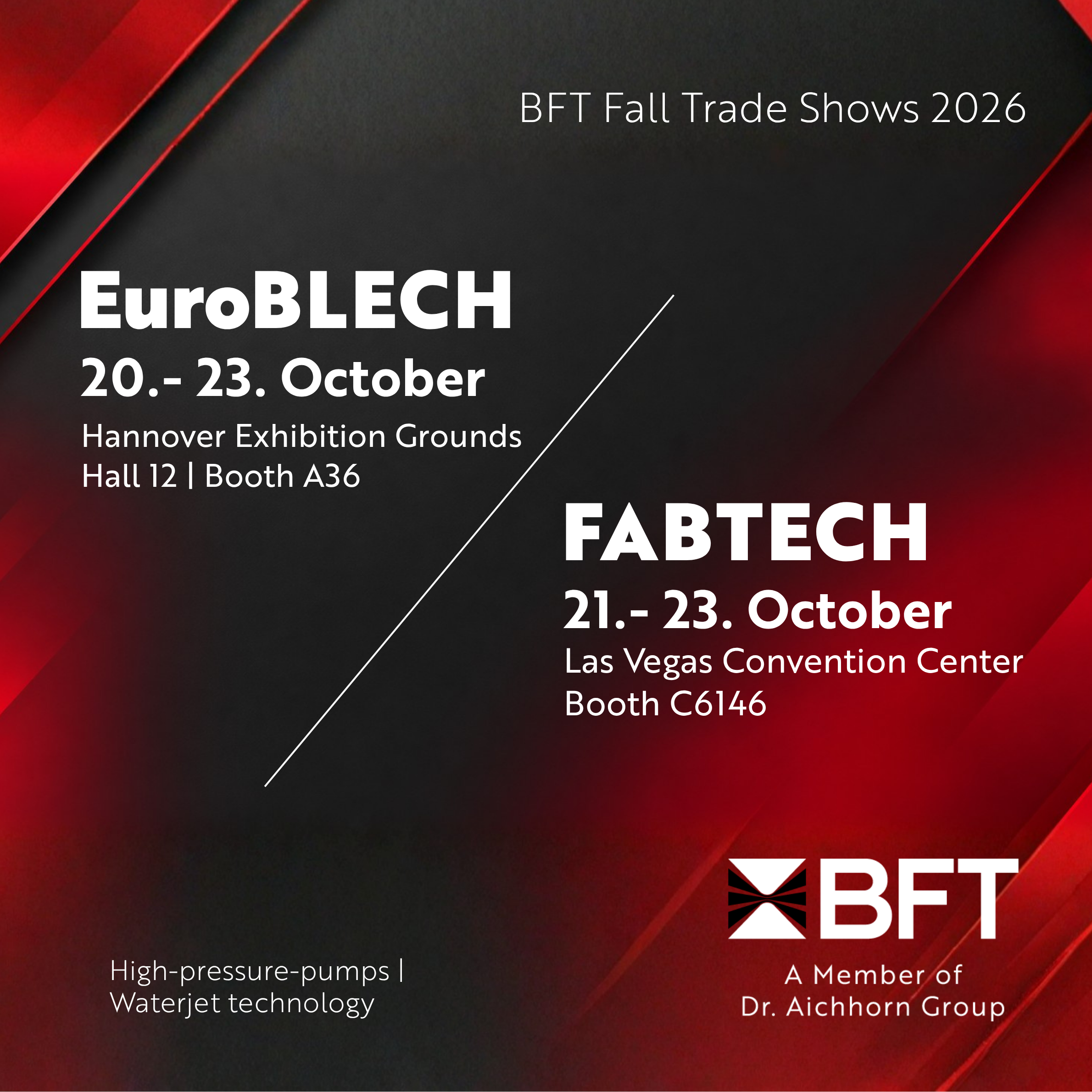 EuroBLECH and FABTECH 2026